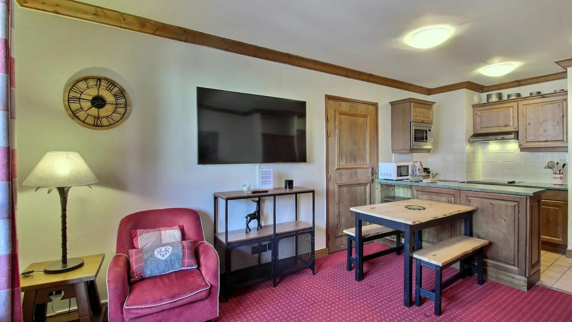 Arc 1950 - Appartement Cosy Et Chaleureux - Sauna, Hammam, Jacuzzi, Piscine Les Arcs  0*, Les Arcs (Savoie) 法国