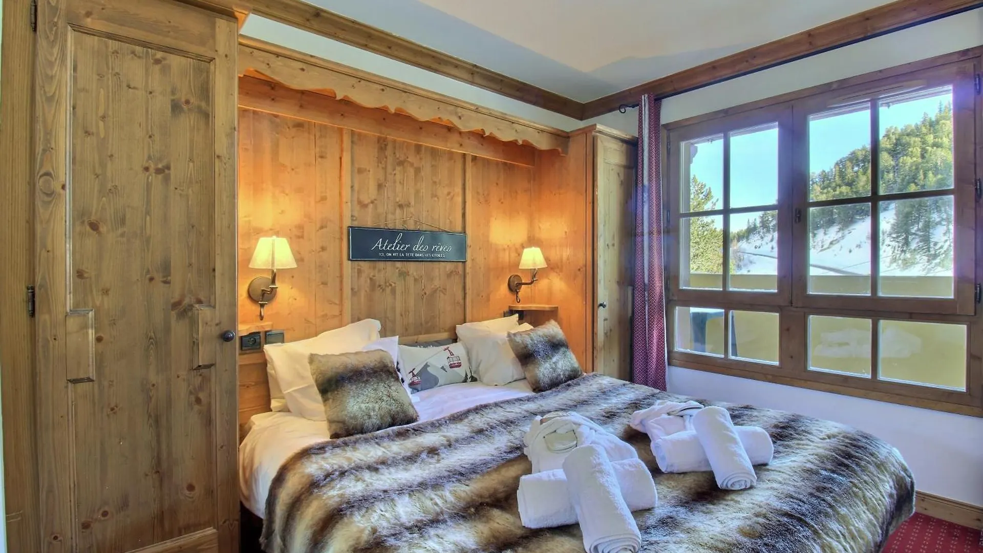 Arc 1950 - Appartement Cosy Et Chaleureux - Sauna, Hammam, Jacuzzi, Piscine Les Arcs