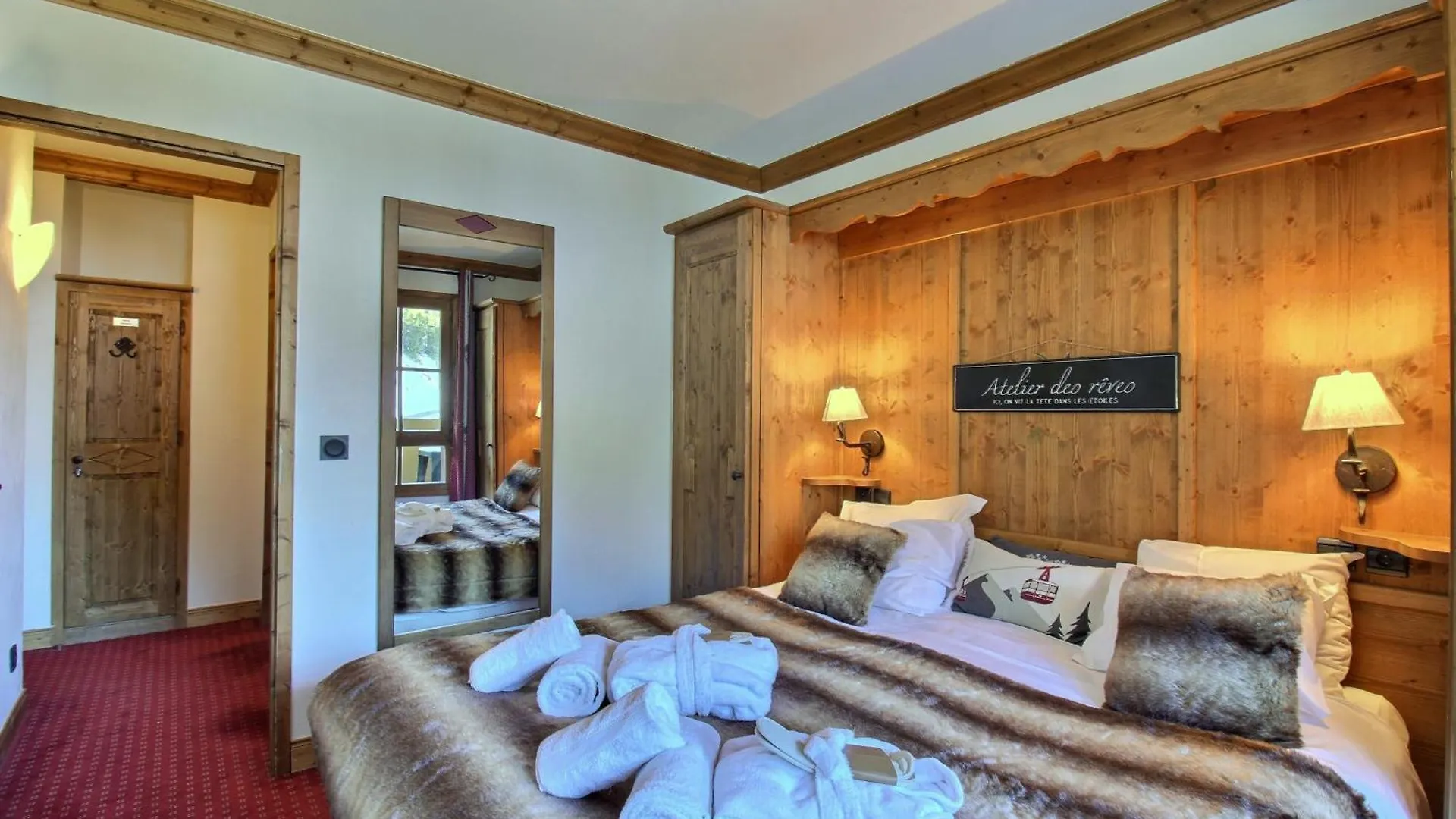 Arc 1950 - Appartement Cosy Et Chaleureux - Sauna, Hammam, Jacuzzi, Piscine Les Arcs  公寓 Les Arcs (Savoie)